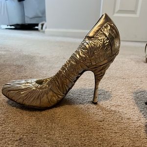 Silver Dolce & Gabbana heels 40
